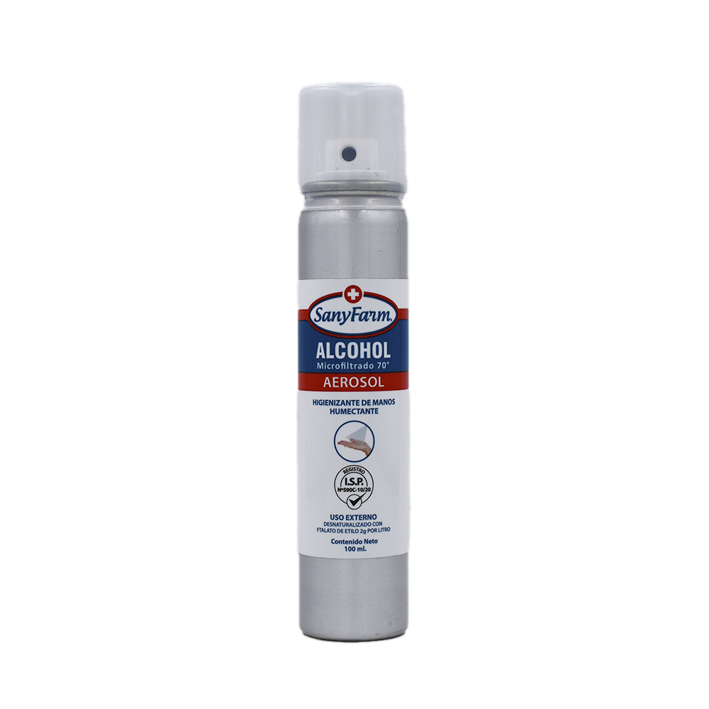 Alcohol aerosol microfiltrado 70° 100 ml