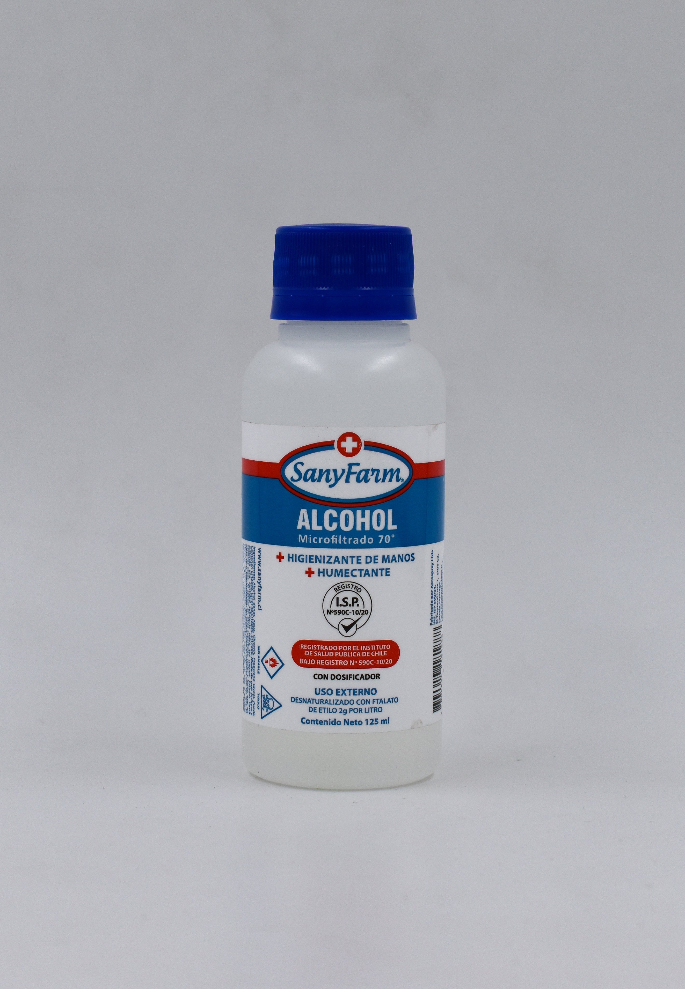 Alcohol Microfiltrado 70° 125 ml