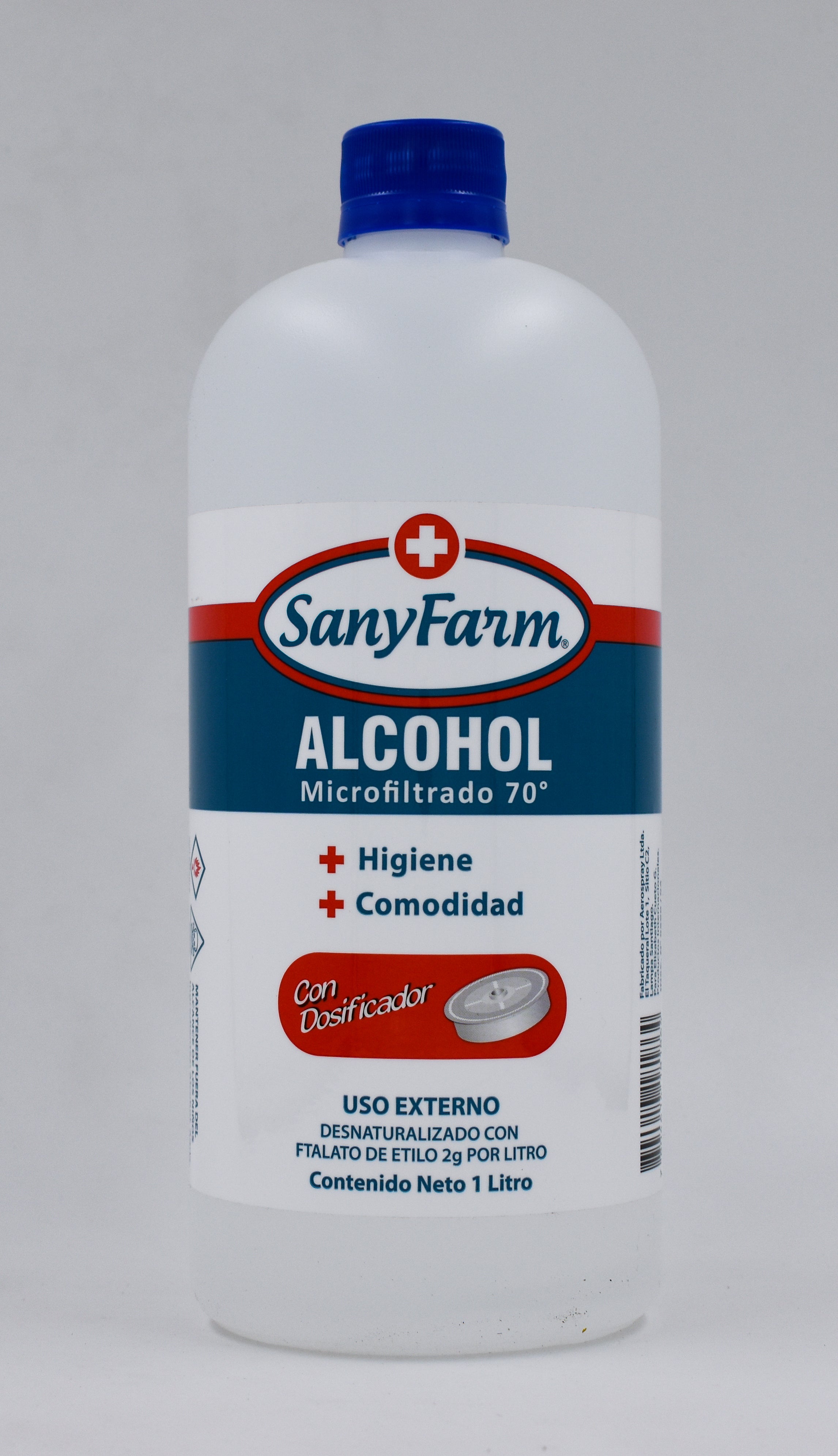 Alcohol Microfiltrado 70° 1 litro