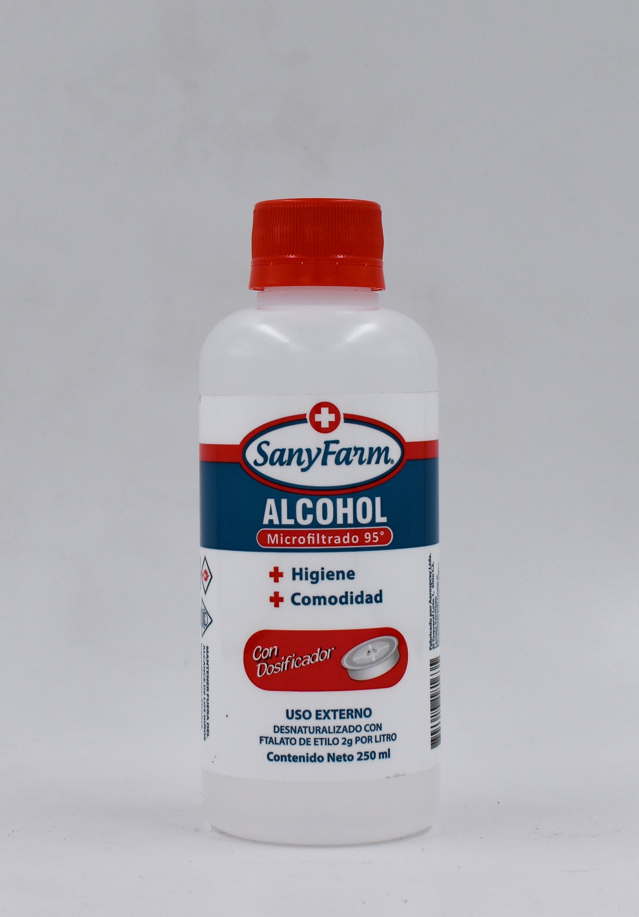 Alcohol Microfiltrado 95° 250 ml