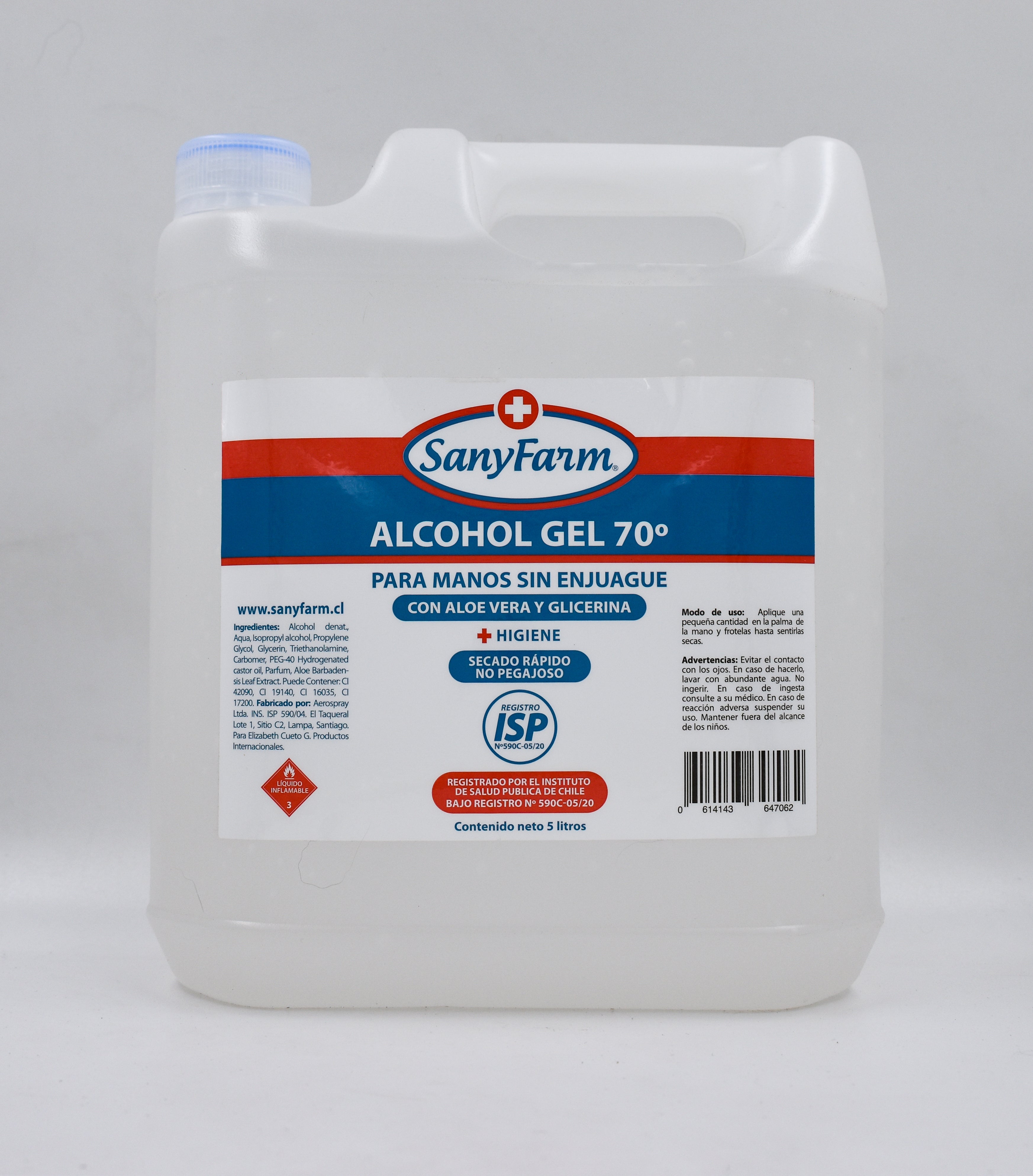 Alcohol Gel Bidón 5 litros